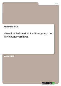 Abstrakte Farbmarken im Eintragungs- und Verletzungsverfahren