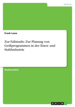 Zur Fallstudie: Zur Planung von Gei?rogrammen in der Eisen- und Stahlindustrie