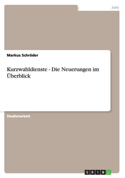 Kurzwahldienste - Die Neuerungen im ?erblick