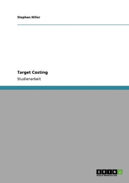 Target Costing Target Costing