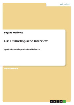 Das Demoskopische Interview: Qualitatives und quantitatives Verfahren