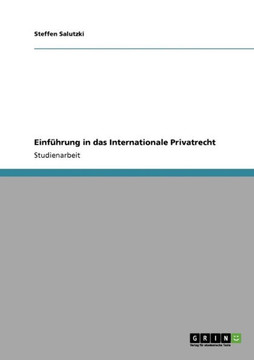 Einf?rung in das Internationale Privatrecht