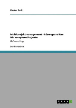 Multiprojektmanagement - L?ungsans?ze f? komplexe Projekte: IT-Consulting