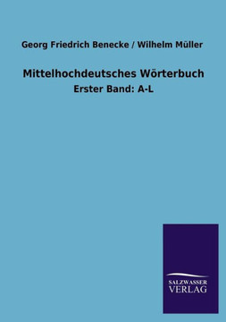 Mittelhochdeutsches Wörterbuch Mittelhochdeutsches Wörterbuch