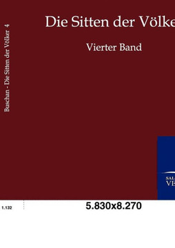 Die Sitten der Völker