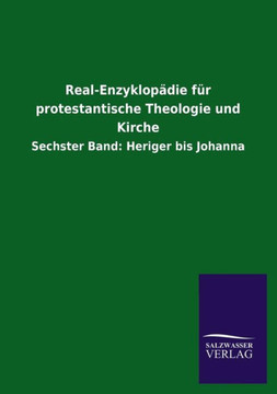 Real-Enzyklopädie für protestantische Theologie und Kirche
