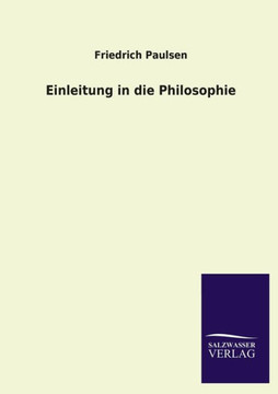 Einleitung in Die Philosophie