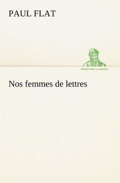 Nos femmes de lettres