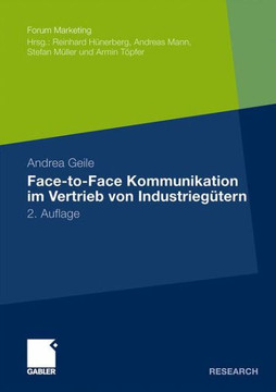 Face-To-Face Kommunikation Im Vertrieb Von Industriegütern