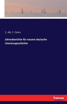 Jahresberichte f?r neuere deutsche Literaturgeschichte