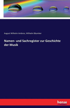 Namen- und Sachregister zur Geschichte der Musik Namen- und Sachregister zur Geschichte der Musik