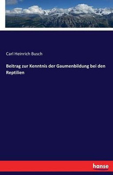 Beitrag zur Kenntnis der Gaumenbildung bei den Reptilien Beitrag zur Kenntnis der Gaumenbildung bei den Reptilien
