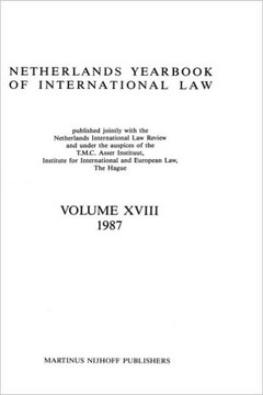 Netherlands Yearbook of International Law, 1987