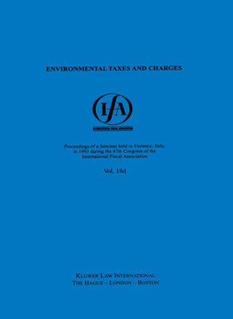 Ifa: Environmental Taxes and Charges: Environmental Taxes and Charges