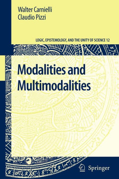Modalities and Multimodalities Modalities and Multimodalities