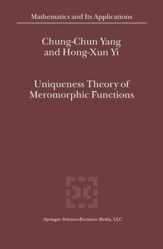 Uniqueness Theory of Meromorphic Functions