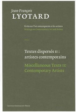 Miscellaneous Texts: Aesthetics and Theory of Art and Contemporary Artists