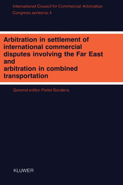 Congress Series: Arbitration In Settlement Of International Vol 4 Congress Series: Arbitration In Settlement Of International Vol 4