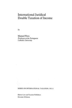 International Judicial Double Taxation of Income International Judicial Double Taxation of Income