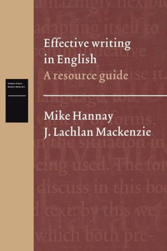 Effective Writing in English: A Resource Guide