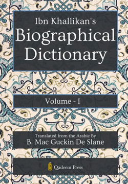 Ibn Khallikan's Biographical Dictionary - Vol 1