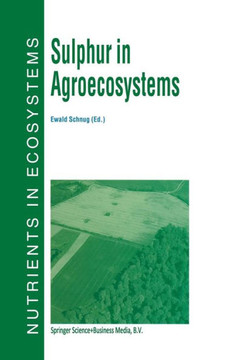 Sulphur in Agroecosystems