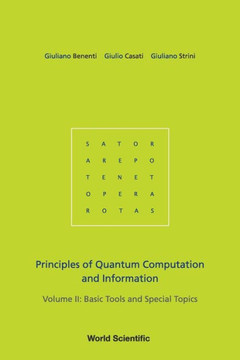 Principles of Quantum Computation and Information - Volume II: Basic Tools and Special Topics