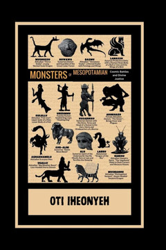 Monster of Mesopotamian: Cosmic Battles and Divine Justice