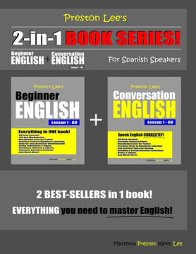 Preston Lee's 2-in-1 Book Series! Beginner English & Conversation English Lesson 1 - 60 For Spanish Speakers