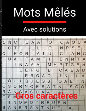 Mots m?l?s I avec solutions I Gros caract?res: Mots cl?s en gros caract?res I Cahier de mots cach?s avec solutions I Mots m?l?s sur les pays et princi