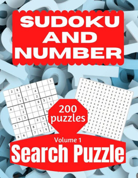 Sudoku And Number Search Puzzle: Large Print Activity Puzzle Book for Adults and Seniors with Solutions Vol 1 - Large Print