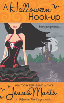 A Halloween Hookup: A Between the Pages Novella (An enemies to lovers romance paired with a paranormal cozy mystery)