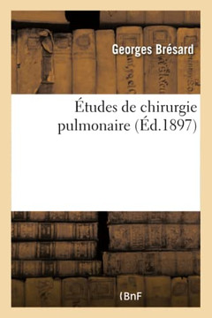 ?tudes de Chirurgie Pulmonaire