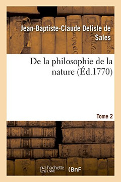 de la Philosophie de la Nature Tome 2