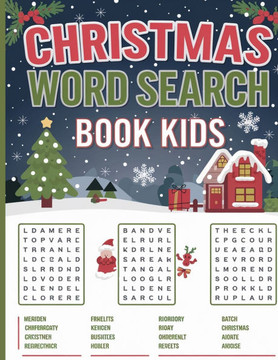 Christmas Word Search for Kids - 500 Fun Christmas Puzzles: Large Print Word Search Book for Kids - Large Print