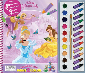 Disney Princess Deluxe Poster Paint & Color