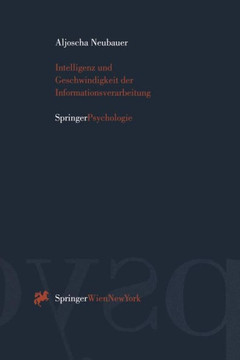 Intelligenz Und Geschwindigkeit Der Informationsverarbeitung