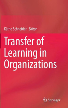 Transfer of Learning in Organizations