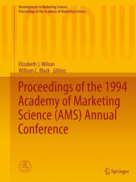 Proceedings of the 1994 Academy of Marketing Science (Ams) Annual Conference