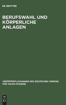 Berufswahl Und K?rperliche Anlagen