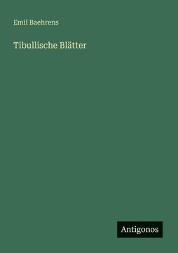 Tibullische Bl?tter