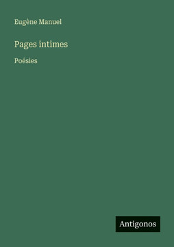 Pages intimes: Po?sies