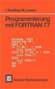 Programmierung Mit FORTRAN 77