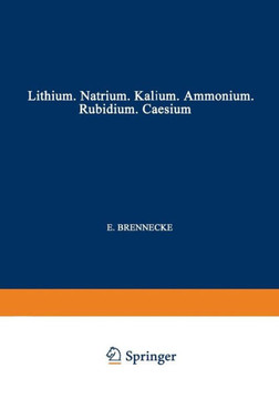 Elemente Der Ersten Hauptgruppe: Lithium - Natrium - Kalium - Ammonium - Rubidium - Caesium