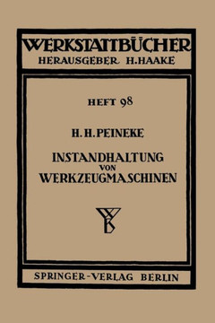 Instandhaltung Von Werkzeugmaschinen Instandhaltung Von Werkzeugmaschinen