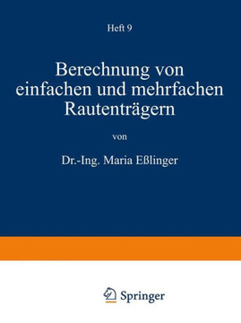 Berechnung Von Einfachen Und Mehrfachen Rautentr?gern