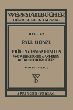 Pr?fen Und Instandhalten Von Werkzeugen Und Anderen Betriebshilfsmitteln: Ausgew?hlte Beispiele Pr?fen Und Instandhalten Von Werkzeugen Und Anderen Betriebshilfsmitteln: Ausgew?hlte Beispiele