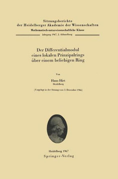 Der Differentialmodul Eines Lokalen Prinzipalrings ?ber Einem Beliebigen Ring