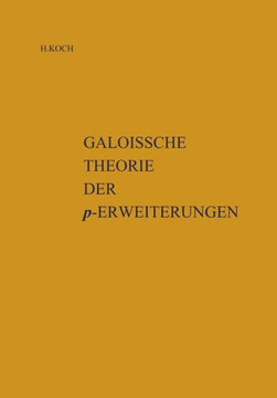 Galoissche Theorie Der P-Erweiterungen