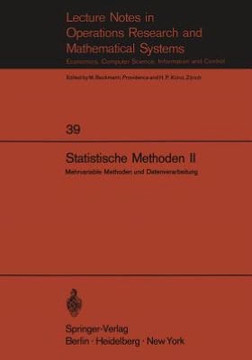 Statistische Methoden II: Mehrvariable Methoden Und Datenverarbeitung